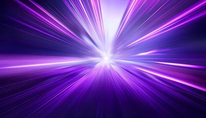 A Vibrant Purple Burst Of Speed, Symbolizing Rapid Technological Advancement And A Future Brimming With Potential, Captured In A Dynamic Light Streak Effect
