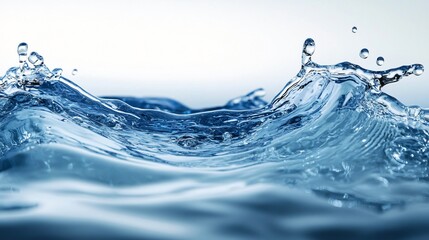 Professional Image for Fluidity, Refreshment, Clean Water Motion & Purity