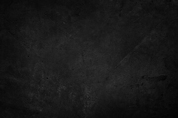 Dark grey textured concrete black wall background
