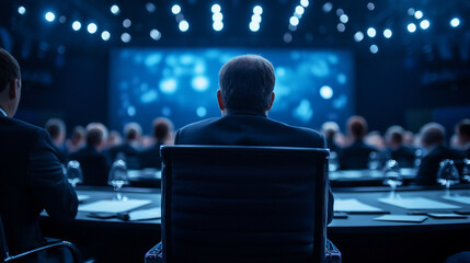 An international military conference featuring a European missile defense system as a key discussion point, symbolizing alliances and security concerns.