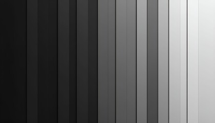 Obraz premium A gradient of black and white vertical stripes creates a visually striking monochrome pattern.