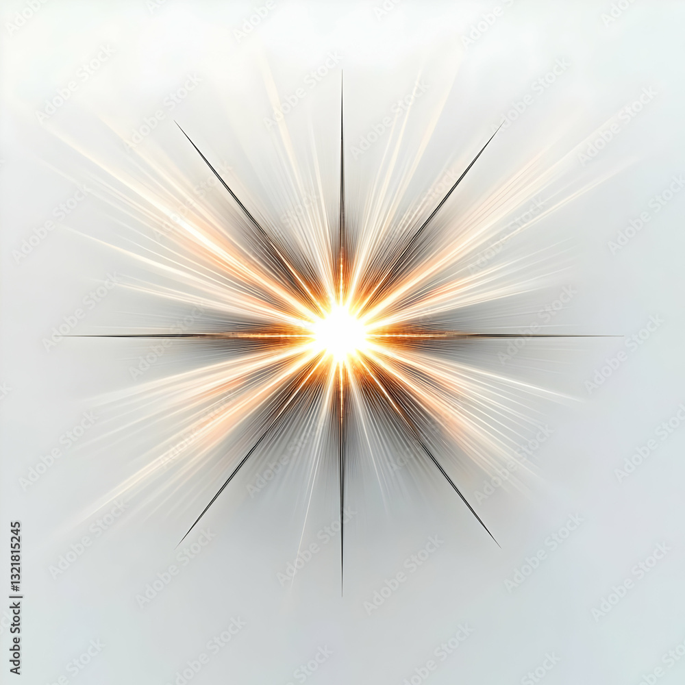 Poster a stunning luminous burst radiates from the center, creating a captivating visual effect of energy a