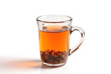 Aromatic Tea in Glass Cup - Healthy Herbal Drink