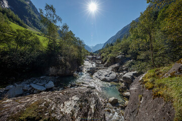 Exploring the Zillergrund Valley in the Zillertaler Alps near Mayrhofen, Austria