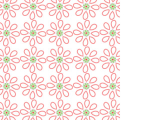 Fototapeta premium seamless flower pattern, pattern, background, flower, flower background 