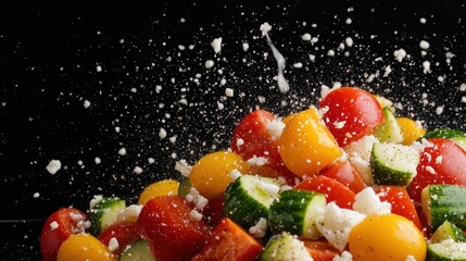 Innovative food technology science event kitchen lab high-quality photography modern environment dynamic viewpoint