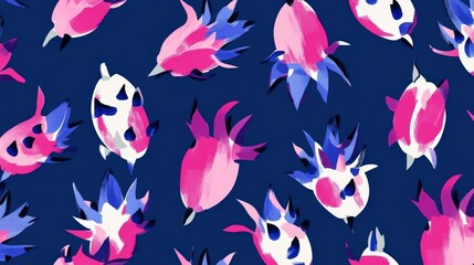 Stunning Abstract Floral Pattern Design for Textiles and Home Decor