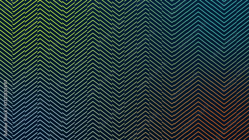 Poster seamless loopable blue zigzag stripes texture background - loopable animation background video