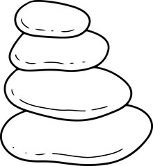 spa stone hand drawn