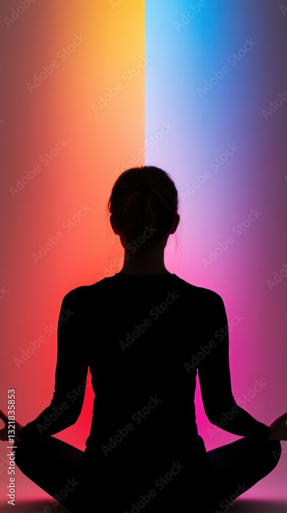 Aufkleber neuromindfuel holistic wellness visualization for digital mindfulness - gradient meditation interfac