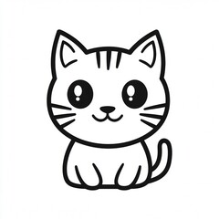 cat white vertebrate facial expression line art felidae felinae snout whiskers clip art