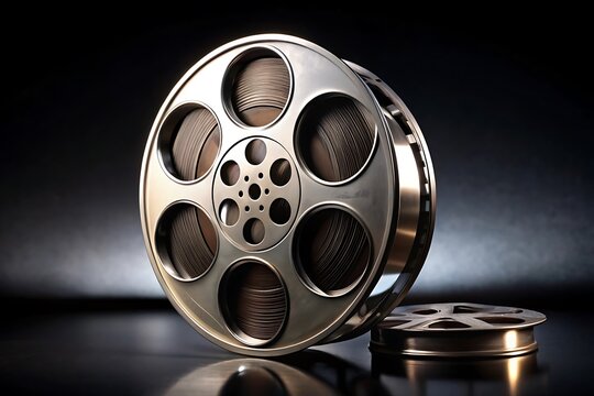 ilm flim on the black background