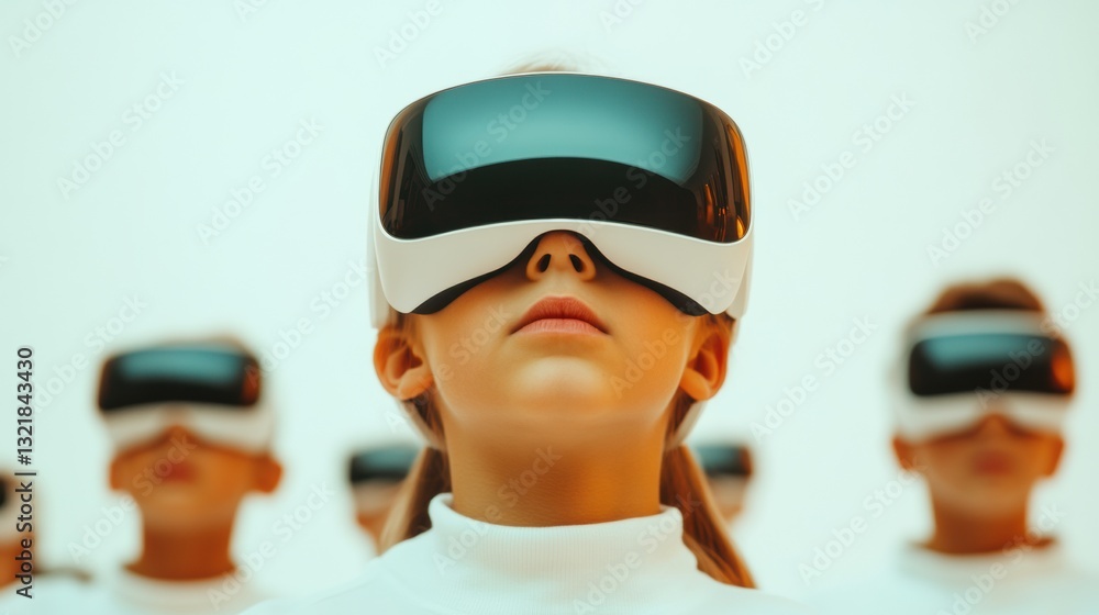 Poster immersive digital learning revolution gen z youth exploring augmented reality education through cutt