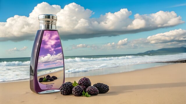 mullberry juice on the beach