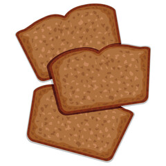 banana bread slice, Sliced banana bread.