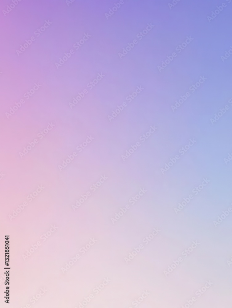 Poster Serene gradient background transitioning from lavender to pale blue with ample space for text, perfect for calming designs and meditative projects