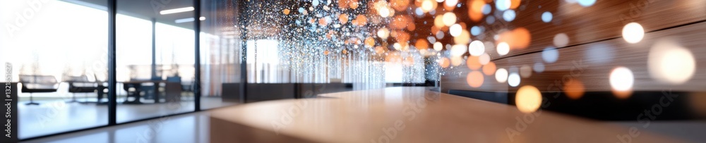 Leinwandbilder Immersive Digital Transformation AI-Driven Mixed Reality Workspace Innovation with Holographic Generative Design - Next-Gen Professional Environments Redefining Collaborative Technology