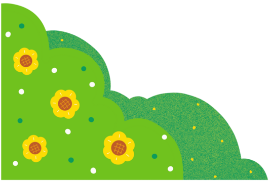 easter eggs in the grass