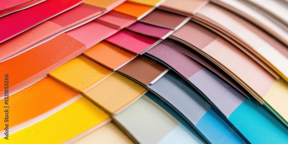Poster Chromatic Harmony Innovative Design Color Palette Spectrum for Modern Interior Styling - Creative Professional Renovation and Branding Visual Resource