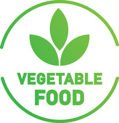 Vegetable logo design. Halal food logo design. Natural food logo design. Eco, organic food logo design. Leaf logo design. gardening, forest, farming logo design