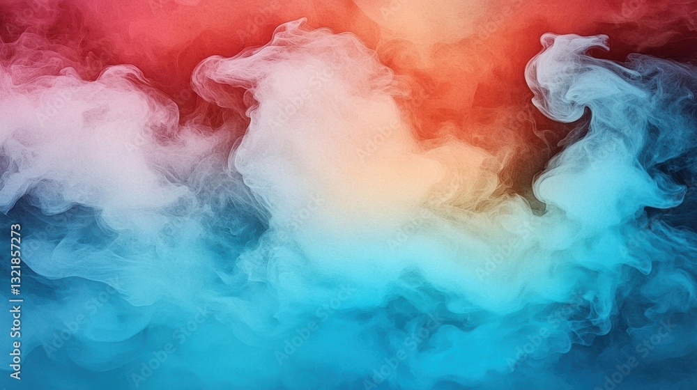 Poster dynamic colorful smoke patterns abstract art digital background vivid atmosphere artistic viewpoint 