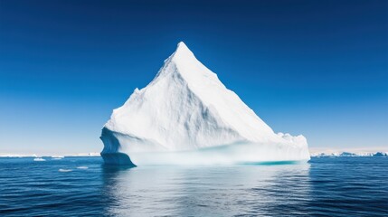 Climate Crisis Visualization Majestic Arctic Iceberg Revealing Hidden Environmental Impact - Immersive Sustainability Storytelling for Global Awareness Campaigns