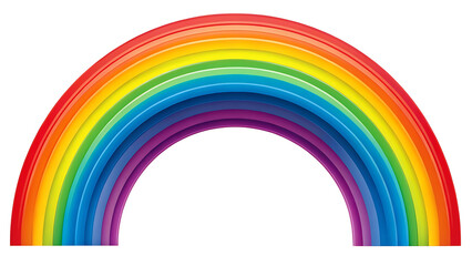 A Colorful Rainbow Arc on a White Background.png