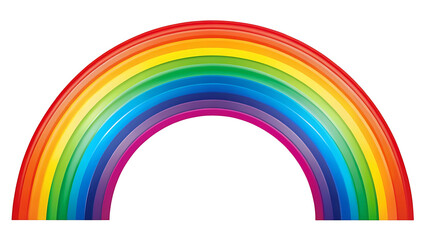 A Colorful Rainbow Arc on a White Background.png