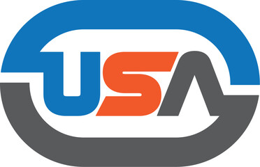 USA logo design. AUS logo vectors. Circle USA logo design. Creative UA logo design. AU logo design. Circle UA logo design. Luxury USA, AU logo design. Simple, Abstract, minimalist US, UA logo design.