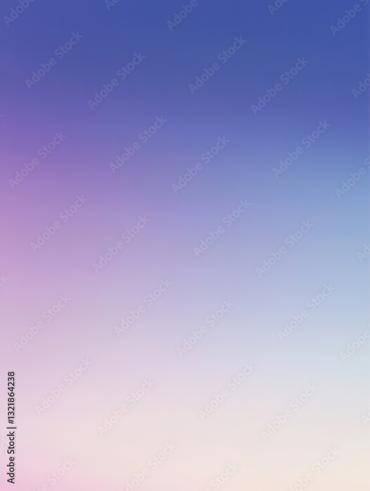 Aufkleber Calm gradient background featuring lavender and pale blue for a serene and meditative atmosphere perfect for text overlay