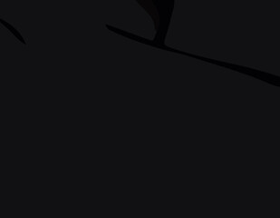 Fototapeta premium Black Dark Abstract Background with a Futuristic Touch. Deep and Dark Abstract Wallpaper with Smooth Textures and Shadows. Minimalist Black Abstract Dark Background with Subtle Gradient and Depth 