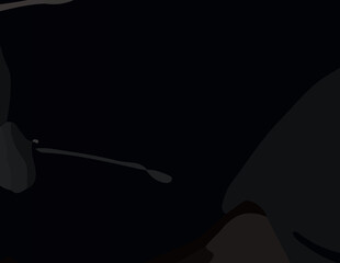 Fototapeta premium Black Dark Abstract Background with a Futuristic Touch. Deep and Dark Abstract Wallpaper with Smooth Textures and Shadows. Minimalist Black Abstract Dark Background with Subtle Gradient and Depth 