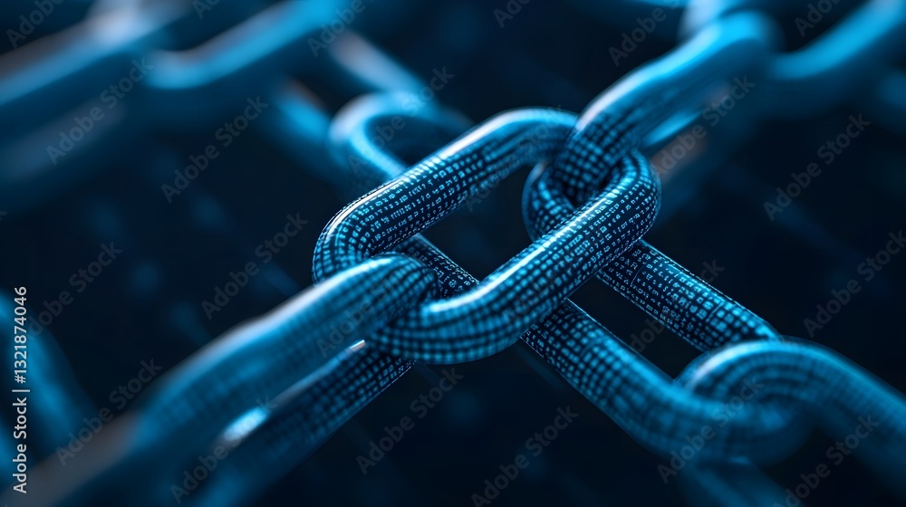 Poster secure global blockchain network powering seamless digital transactions worldwide