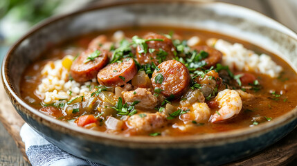 Sausage and Shrimp Gumbo