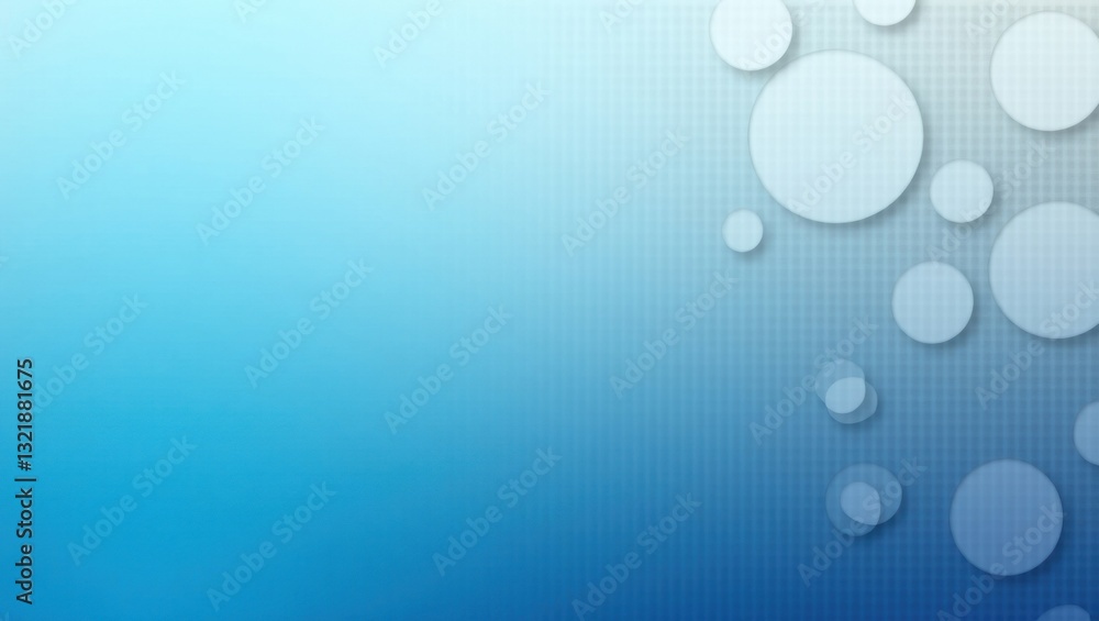 Poster abstract circles on gradient background