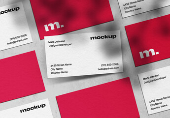 Mockup of Professional Business Cards