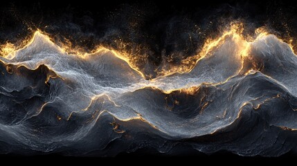 Abstract Waves of Light and Texture in a Dark Space