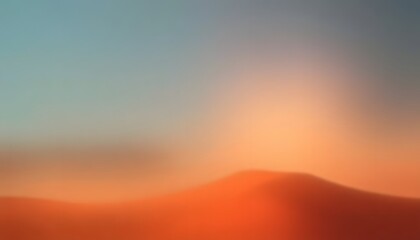 Abstract Sunset Landscape