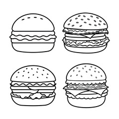 fast food icons International hamburger day