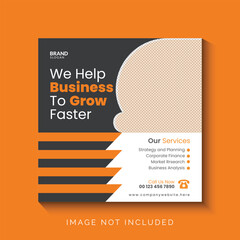 business social media post template 