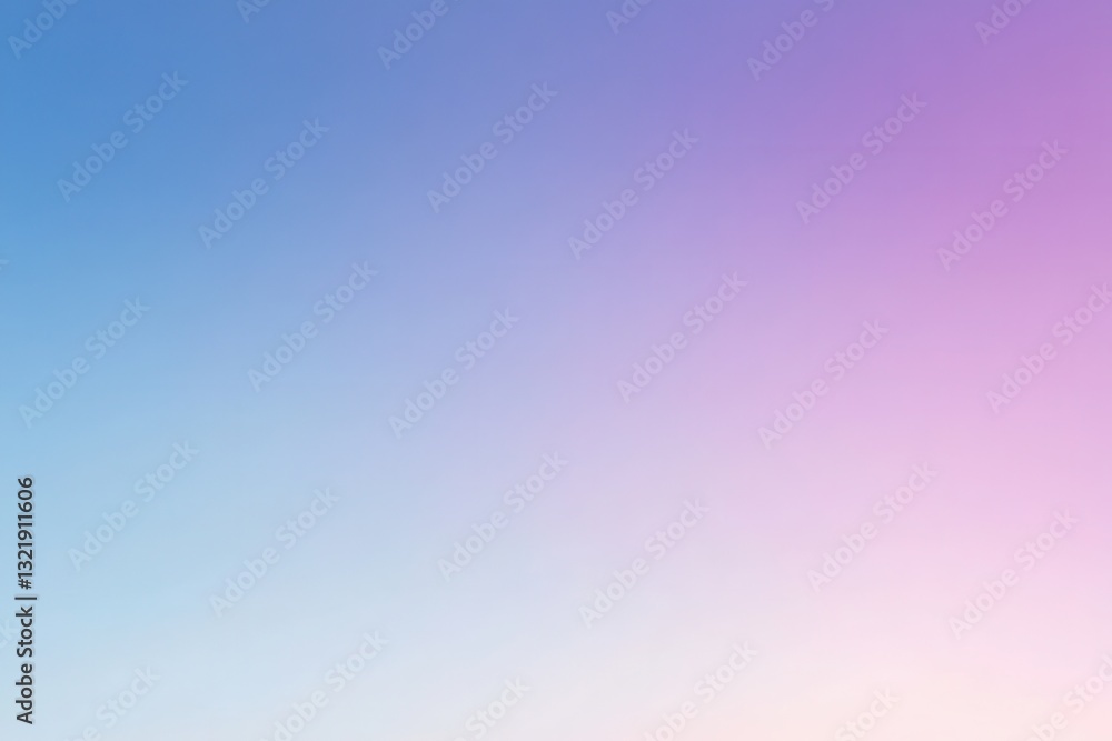 Aufkleber Serene gradient background transitioning from lavender to pale blue ideal for calming design projects and mindful practices