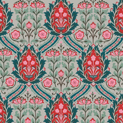Abstract batik tie-dye textile pattern - Illustration	
