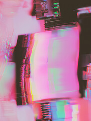 90s vhs crt abstract glitch

