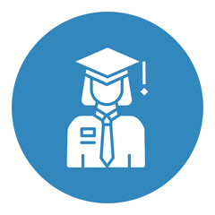 Female Graduate Icon