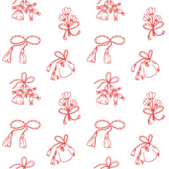 seamless pattern with martisor