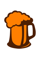 biere verre alcool mousse dessin