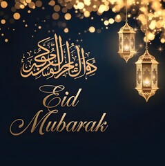 id Mubarak Icon Trendy Vector. Eid Mubarak Logo  and Background Trendy Design Vector.