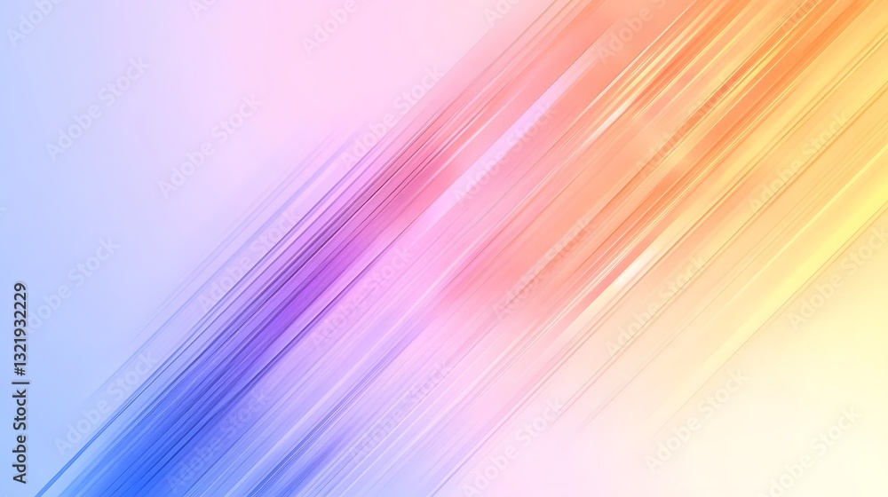 Poster abstract gradient background with soft colors and dynamic lines