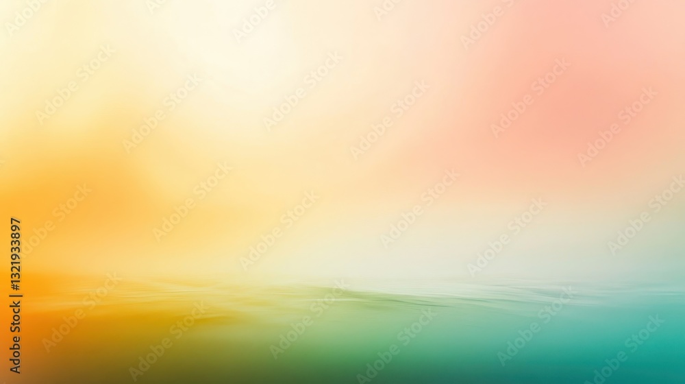 Poster this image shows a soft gradient with different color hues