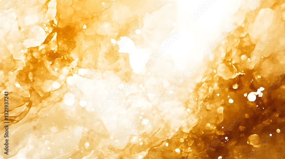 Aufkleber abstract golden background with soft light and bokeh effects